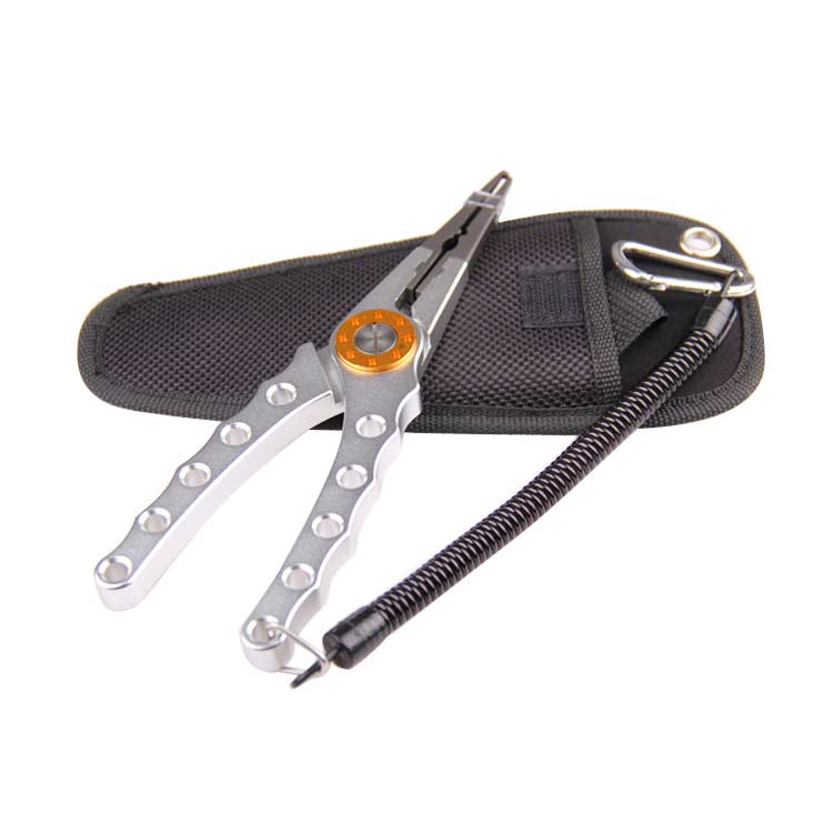 Fishing Pliers Aluminum Alloy scissors Hook Remover