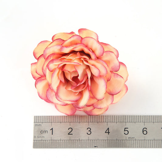 Flowers Silk Rose Head Craft Wreath Flower