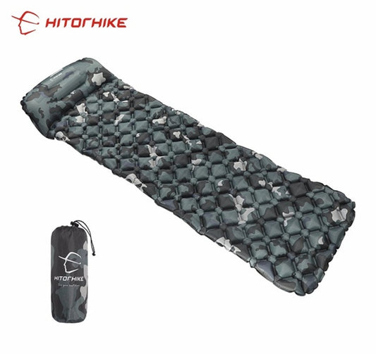 Innovative sleeping pad fast filling air bag camping mat
