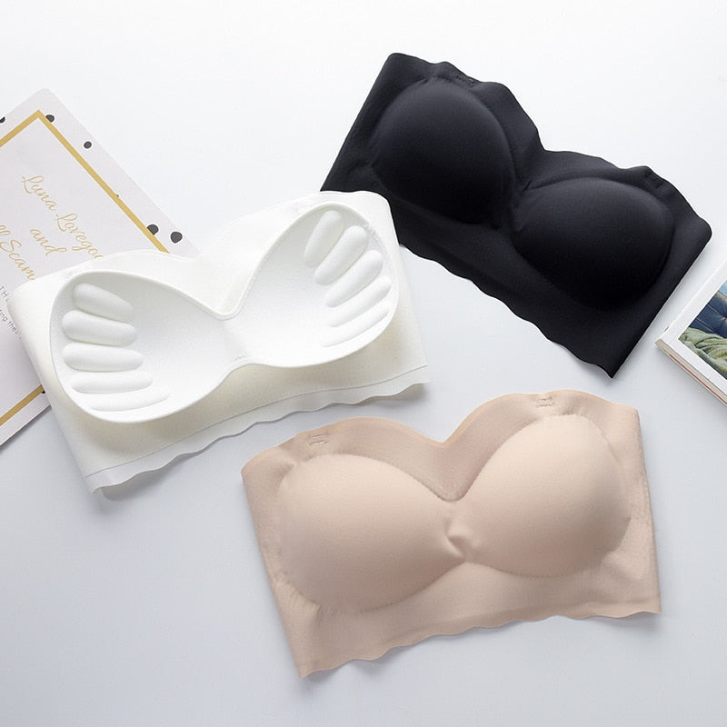 Comfortable Wireless Strapless Bras For Women Bralette