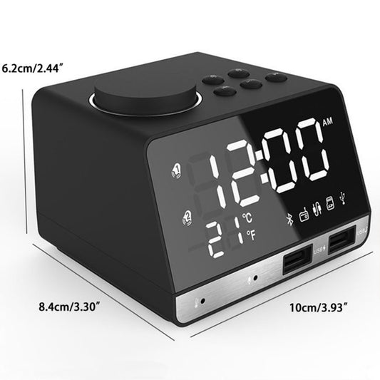 K11 Alarm Clock Speaker Mobile Phone Charging Led