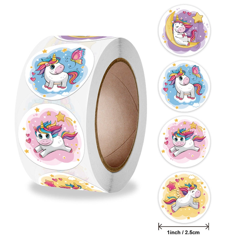 Reward Sticker for Kids Unicorn Animal Cute Pattern