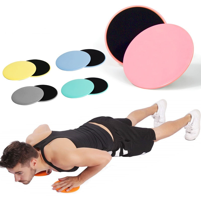 2 pieces Gliding Discs Slider Fitness Disc