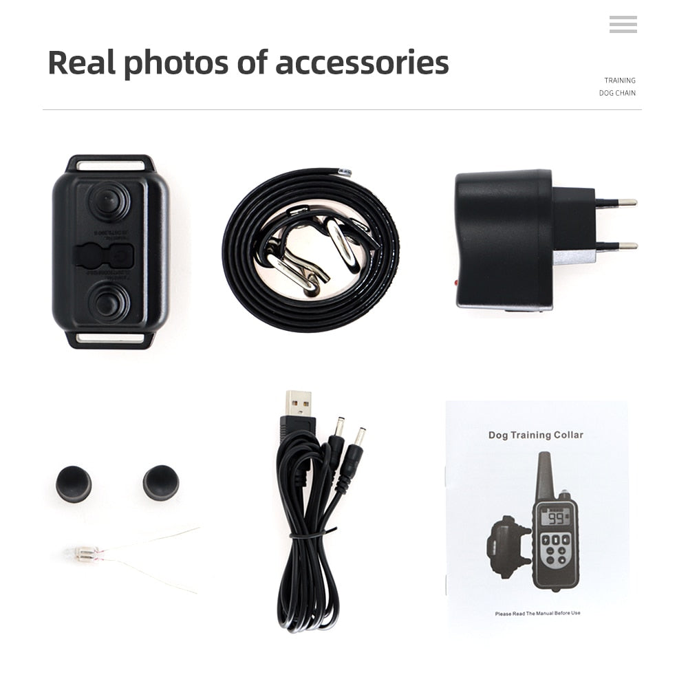 Dog Training Collar Dog Training Device IP7 Waterproof Pet Remote
