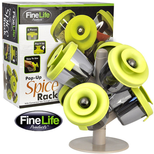 Seasoning pot pop-up tree-shaped seasoning rack