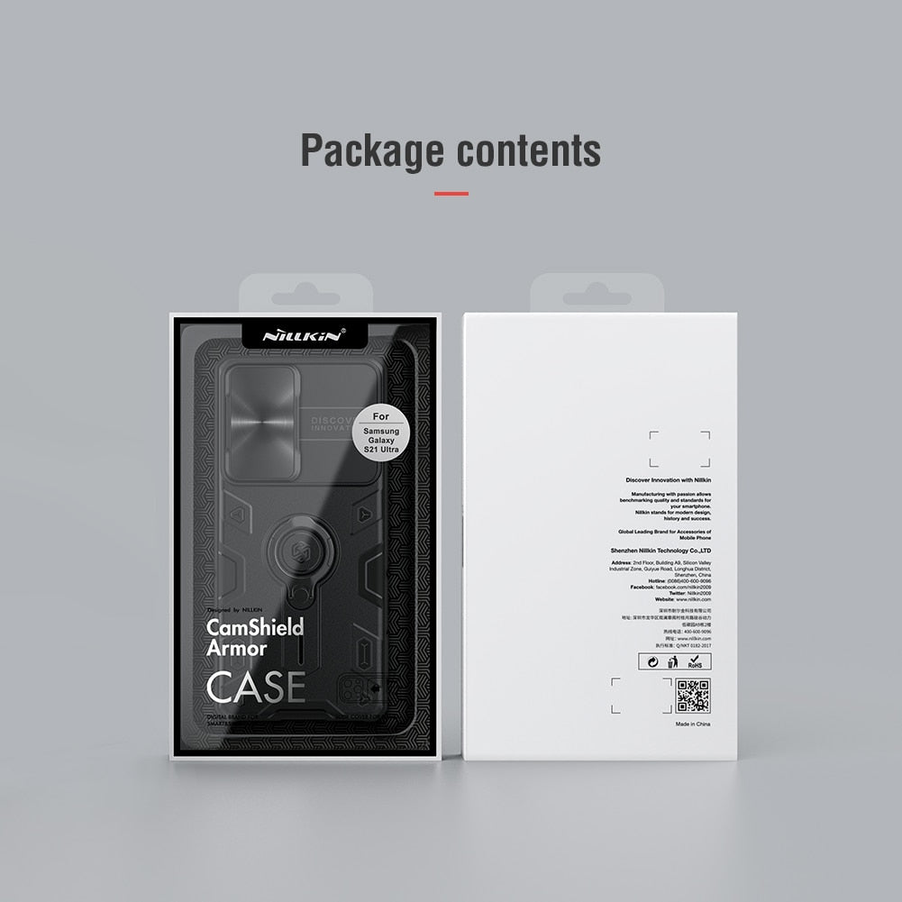 Slide Cover Case Ultra Ring Stand Case