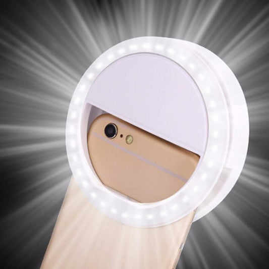 LED Selfie Flash Light Camera Clip-on Mobile phone ring light