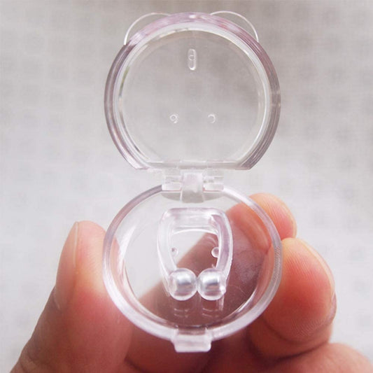 Silicone Magnetic Anti Snore Stop Snoring Nose Clip Health Product