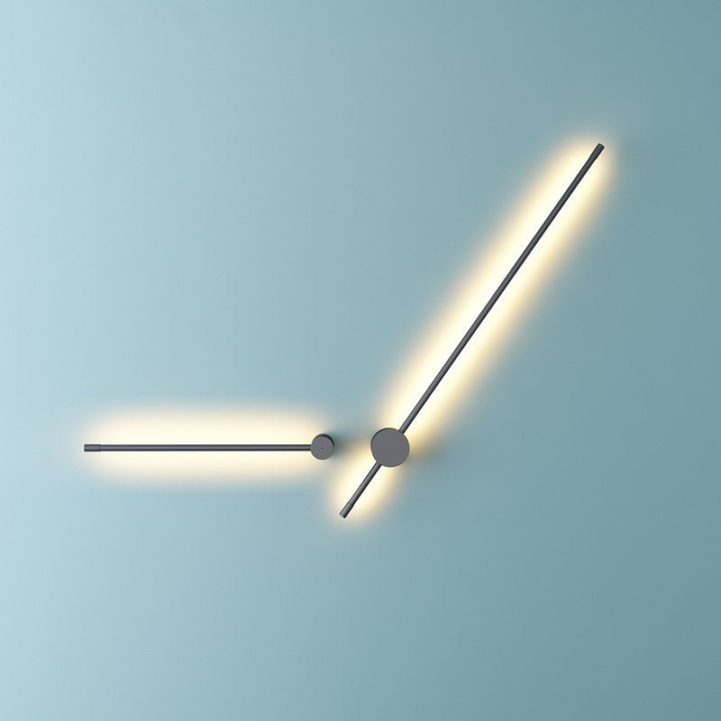 Simple Geometric Lines LED Wall Lamp Decor Sofa Background