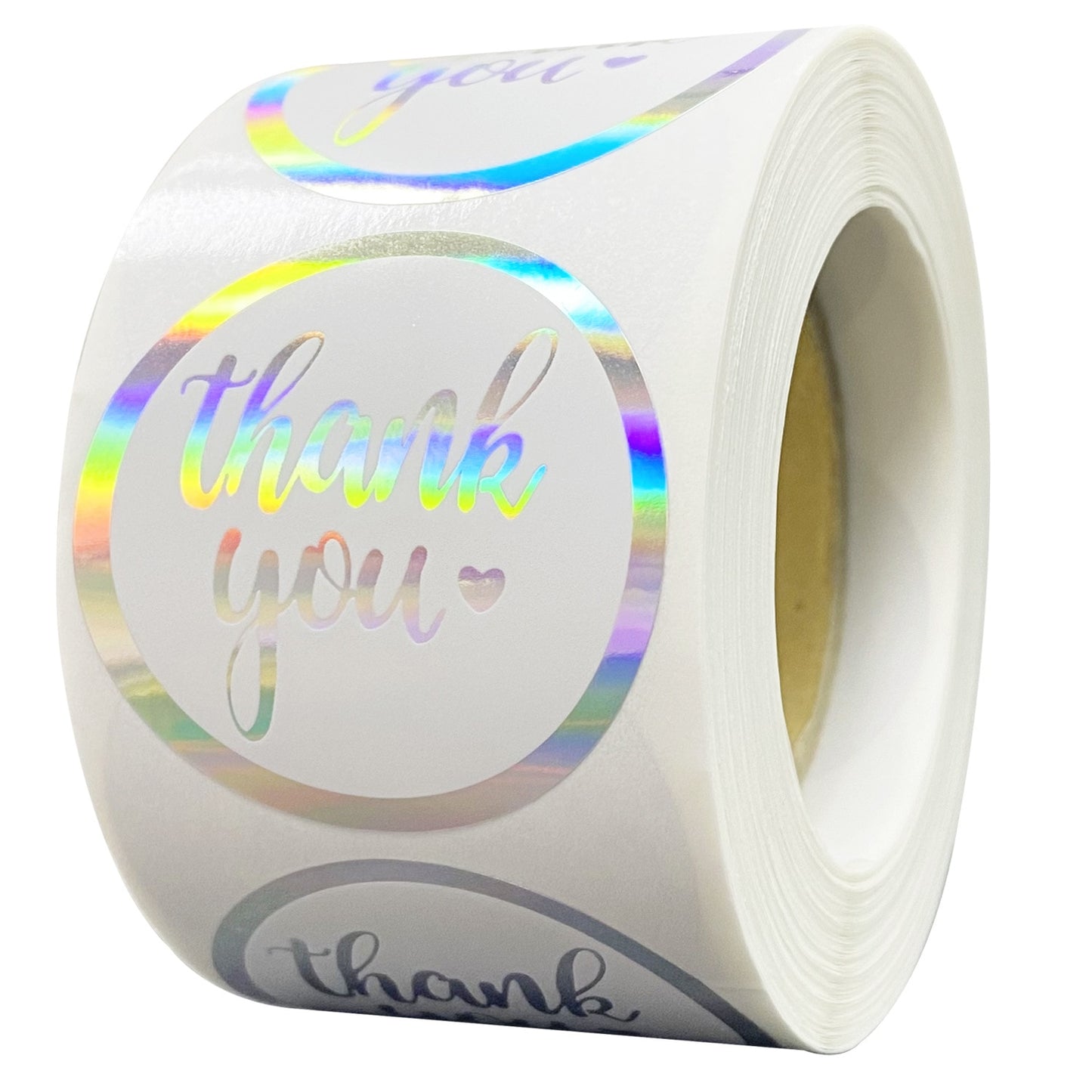 Colorful round quote thank you sticker seal label paper roll