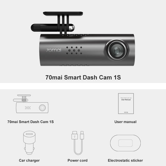 Car DVR 1S APP & English Voice Control Dash Camera