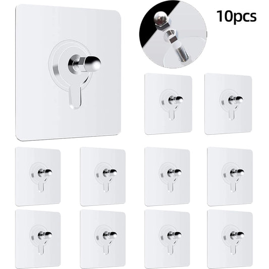10pieces Punch Free Screws Hanger