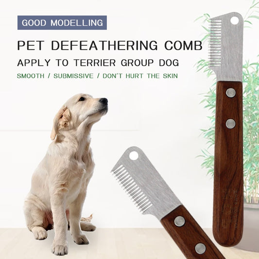 Pet Hair Removal Knife Dog Brush Grooming Tools