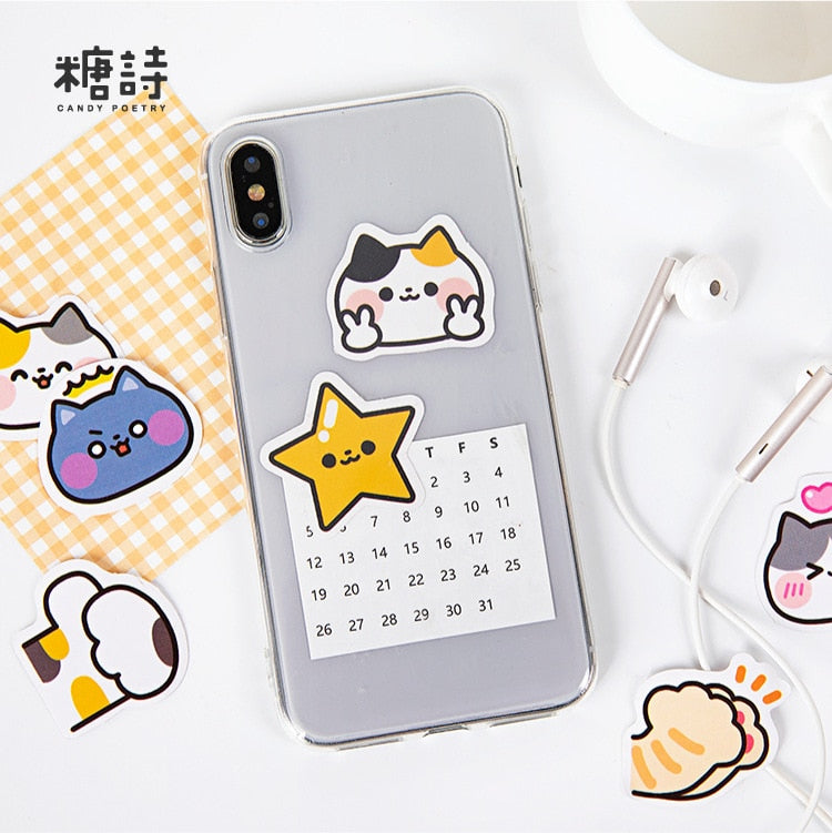 Cute Cat Stickers Vinyl Decals Animals Kitten Sticker