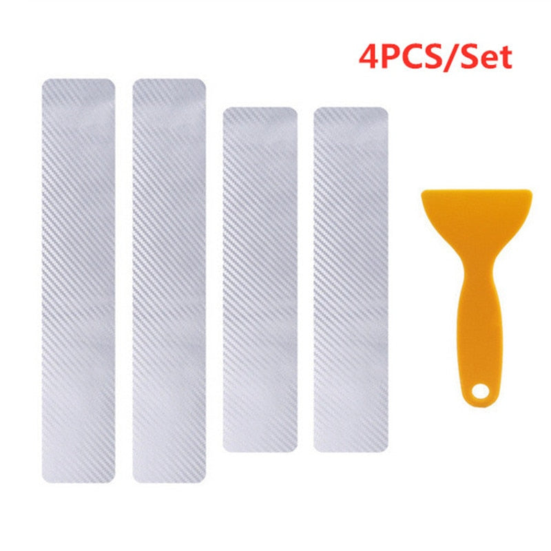 4 Pieces Set Universal 3D Carbon Car Pedal Stickers