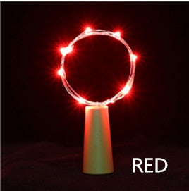 LED Decorations Wine Jar Bottle Lights Cork