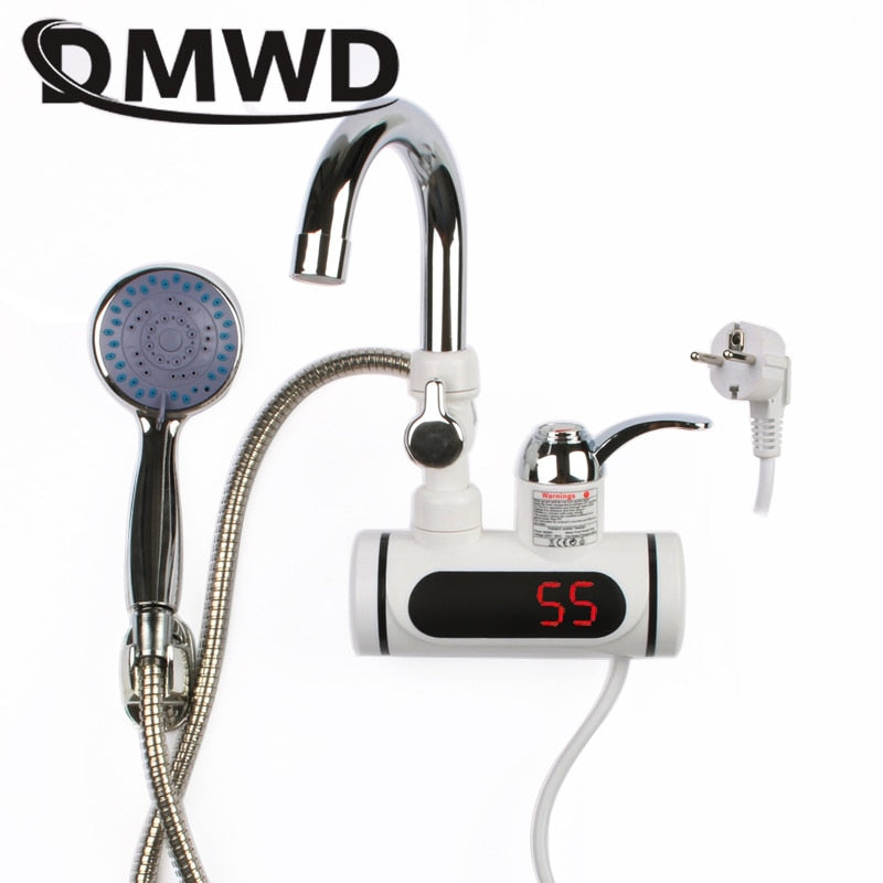 Temperature Display Instant Hot Water Heater Faucet