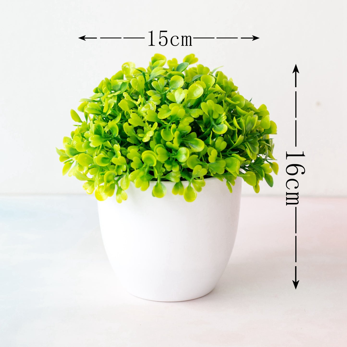 Green Artificial Pine Tree Persian Grass Plants Bonsai