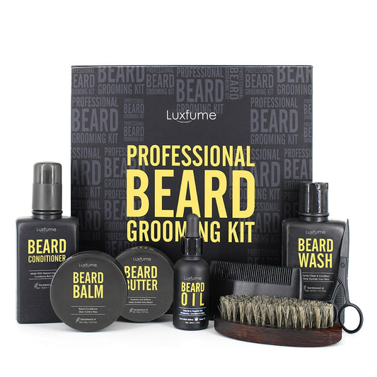 4 Pieces set Men Beard Growth Kit Rapid Growth