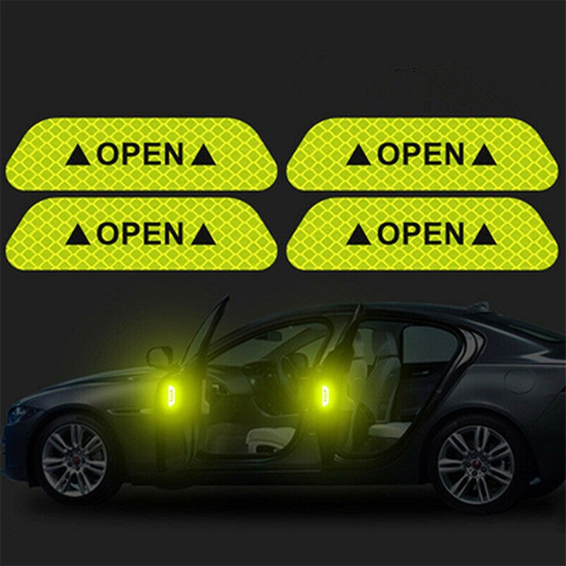 Car OPEN Reflective Tape Warning Mark