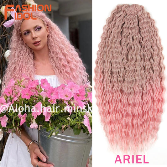 Beauty FASHION IDOL Soft Water Wave Twist Crochet Hair Extension
