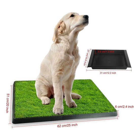 Pet Toilet Litter Box Pad Potty Synthetic Grass