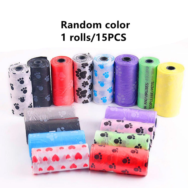 Pet Dog Poop Bag Bone Shape Dispenser Waste Garbage Carrier