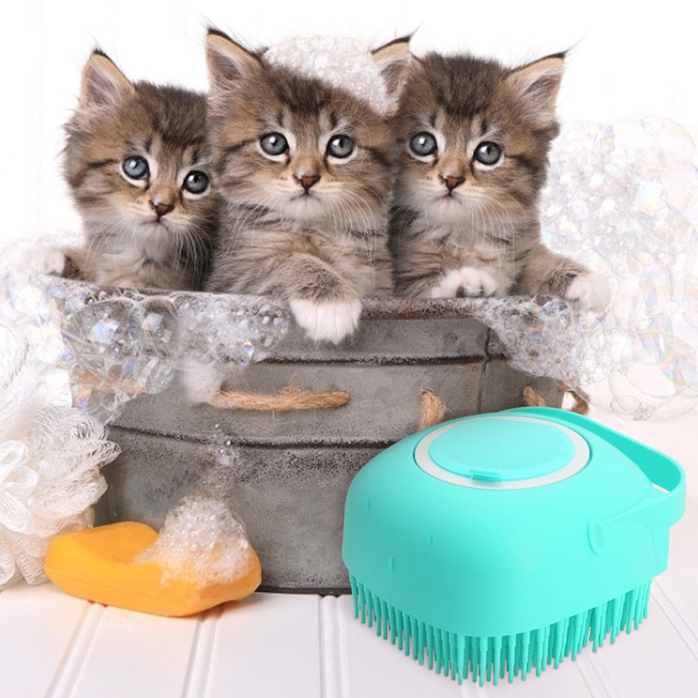 Pet Accessories For Dogs Shampoo Massager Brush