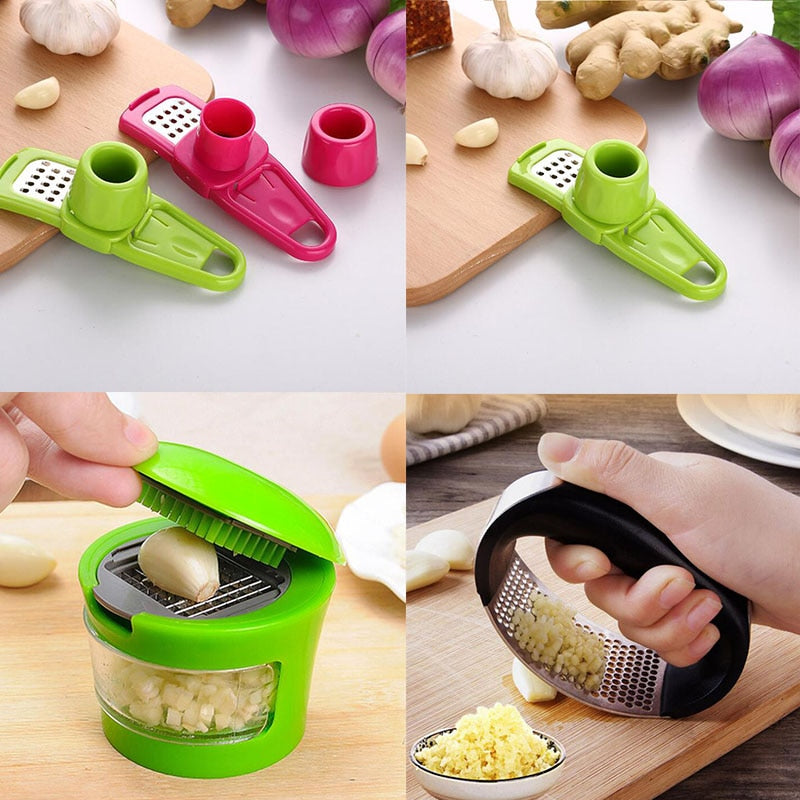 Presses Fruit Tools Stainless Steel Garlic Presses