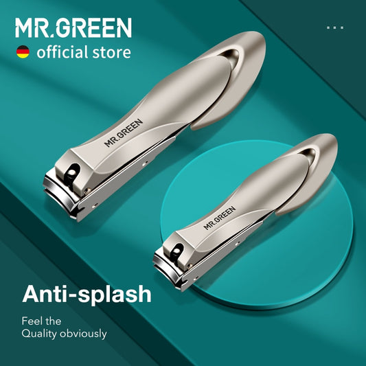 Beauty Nail Clippers Stainless Steel Anti Splash Fingernail Cutter