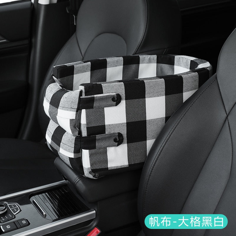 Car Teddy Pet Cushion, Kitten Central Control Anti-dirty Cushion
