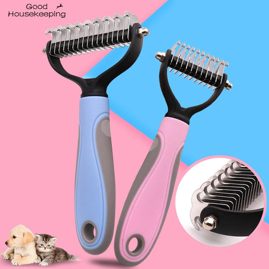 Pets Fur Knot Cutter Dog Grooming Shedding Tools Pet Cat Hair