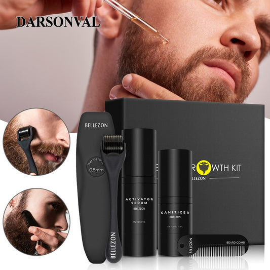 Beard Growth Kit Men's Beard Growth Oil Nourishing Enhancer