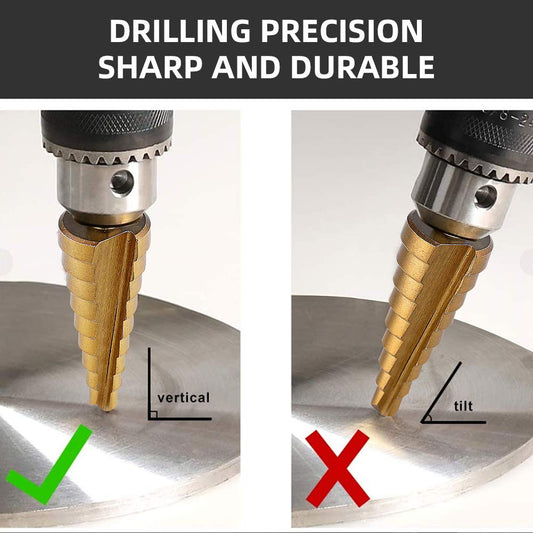 Step Drill Bit Sharpener For Metal Drills Bits Stage Multifunction