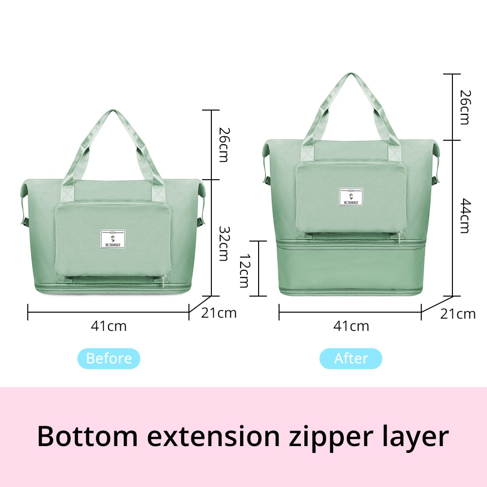 Women Travel Bags Duffle Shoulder Bag Multi-functional