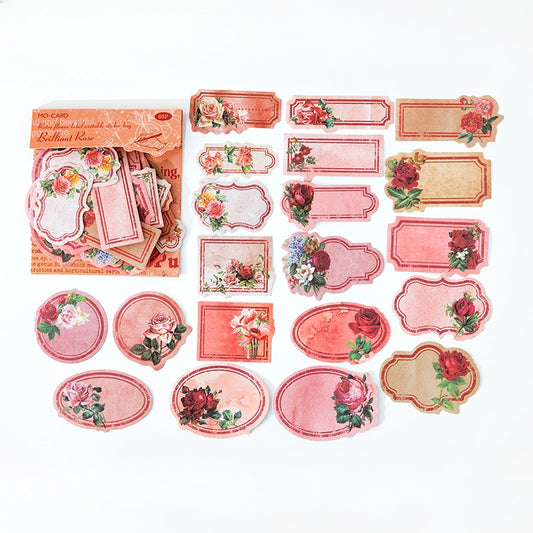 Kawaii Stationery Stickers Vintage garden label Sticker