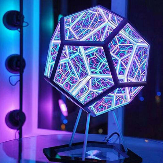 Infinity Dodecahedron Color Art Light