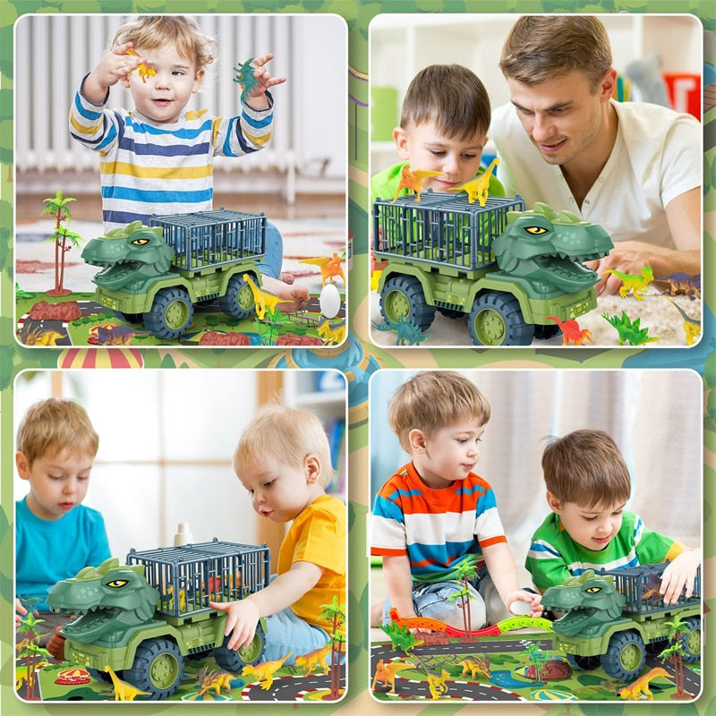 Dinosaur Excavator Engineering Vehicle Model Toy Children