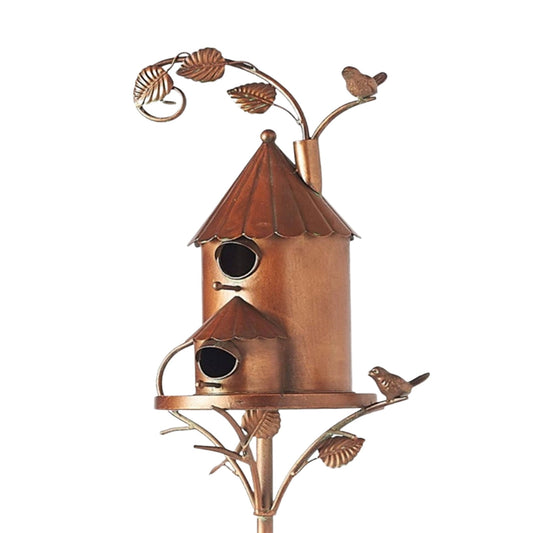 Garden Stake Birdhouse Attractive Bird Feeder Exquisite