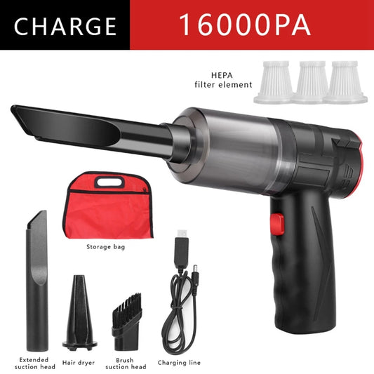 16000Pa 150W Wireless Car Vacuum Cleaner Blowable Cordless