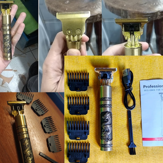 Vintage T9 0mm Professional Hair Clippers Electric