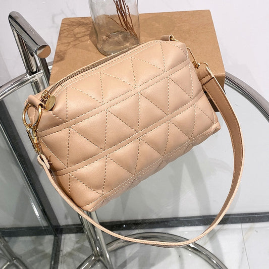 Embroidered Bag Rhombic Chain Female Bag Leisure