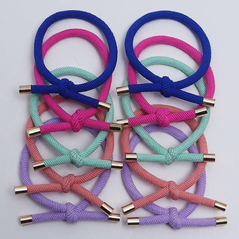 Women Elastic Hair Rubber Bands Girls Hair Bands