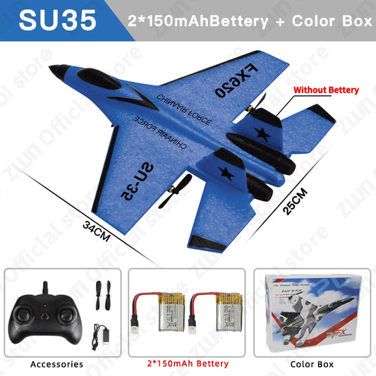 RC Plane SU35 2.4G With LED Lights Aircraft