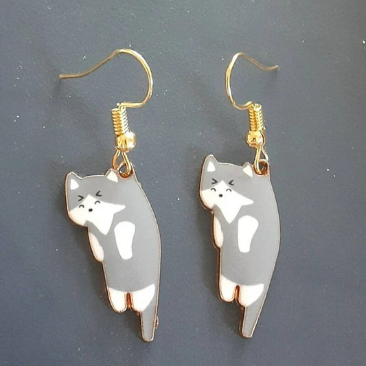 Dangling Cat Earrings Dangle Cat Earrings