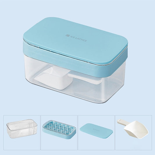 Round Ice Cube Tray with Storage Box