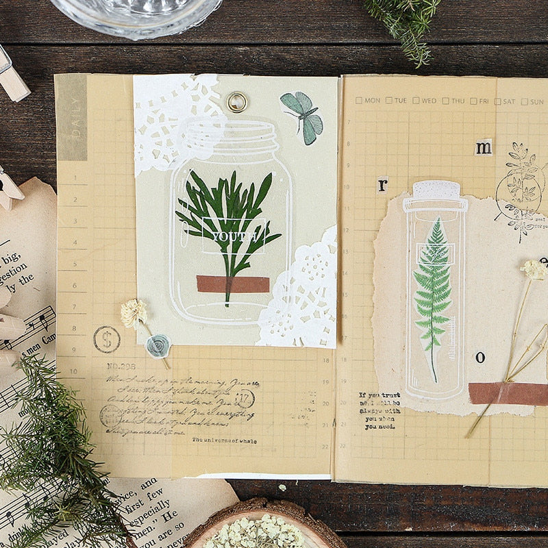 PET Decorative Stickers Transparent Bookmark Stickers