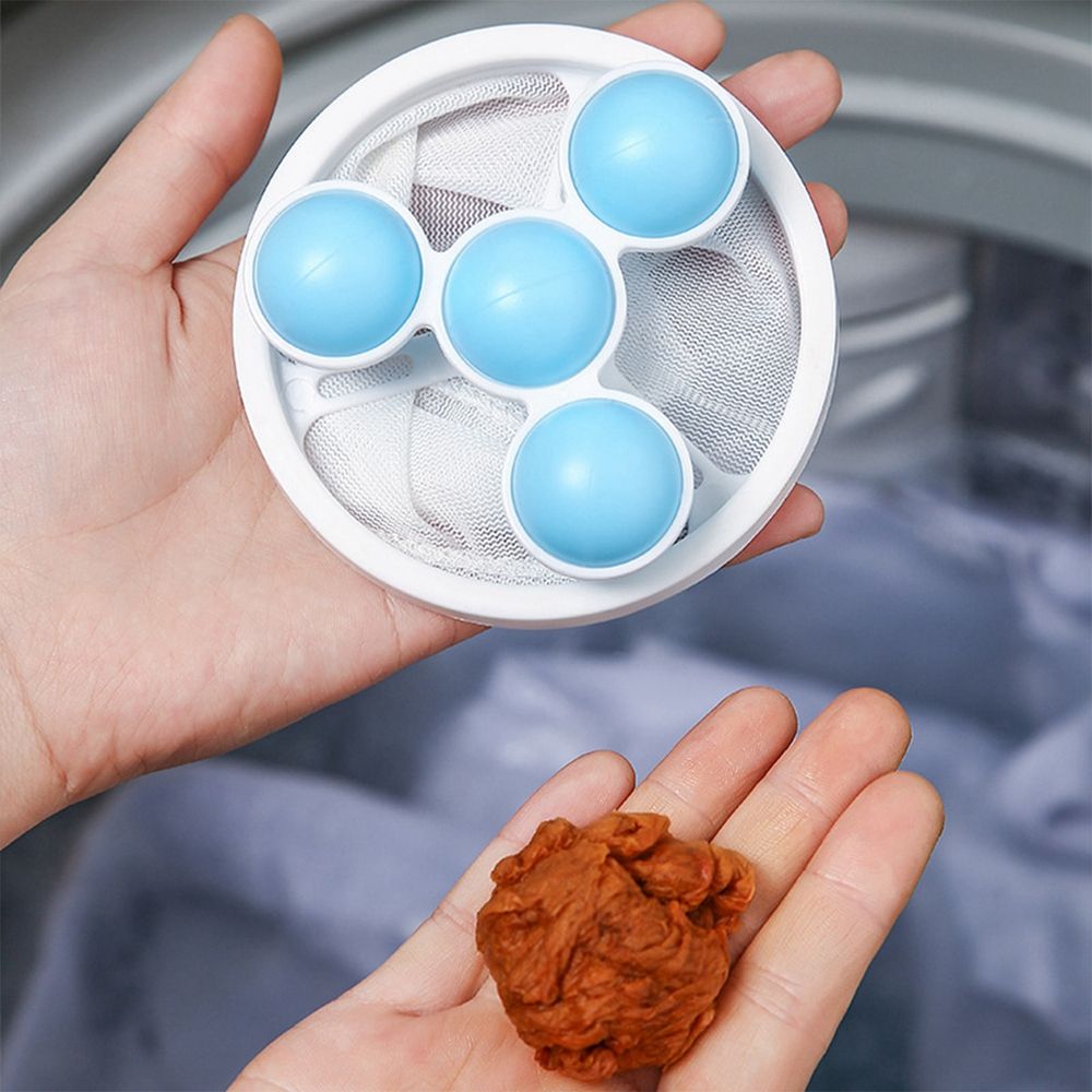 Washing Machine Filter Pouch Hair Removal