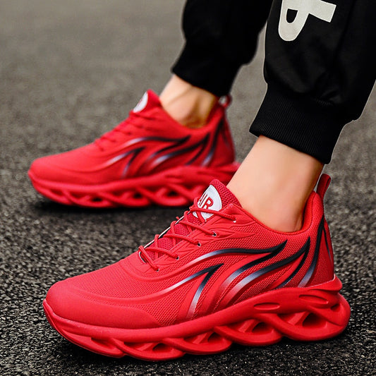 Fashion Men Sneakers Mesh Casual Shoes Lac-up Lightweight