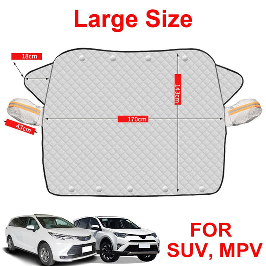 Car Snow Cover Windshield Outdoor Waterproof Anti Ice Frost Auto